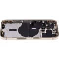 Back Housing W/ Small Pre-Installed Compatible For iPhone 14 Pro (U.S Version) (No Logo) (Aftermarket Plus) (Gold)