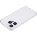 Back Housing W/ Small Pre-Installed Compatible For iPhone 14 Pro (International Version) (No Logo) (Aftermarket Plus) (Silver)