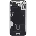 Back Glass With Steel Plate With Wireless NFC Charging MagSafe Magnet & Flashlight Flex Compatible For iPhone 16 (Used OEM Pull: Grade A) (Pink)