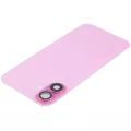 Back Glass With Steel Plate With Wireless NFC Charging MagSafe Magnet & Flashlight Flex Compatible For iPhone 16 (Used OEM Pull: Grade A) (Pink)