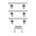 Hard Buttons (Power / Volume / Switch) Compatible For iPhone 8 Plus (Silver)